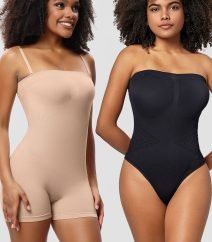 Custom Women's Bustier Shapewear Bodysuit - Full Body Slimming & Toning