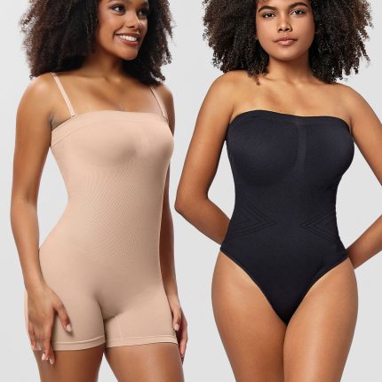 Custom Women's Bustier Shapewear Bodysuit - Full Body Slimming & Toning