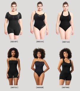 Custom Women's Bustier Shapewear Bodysuit - Full Body Slimming & Toning