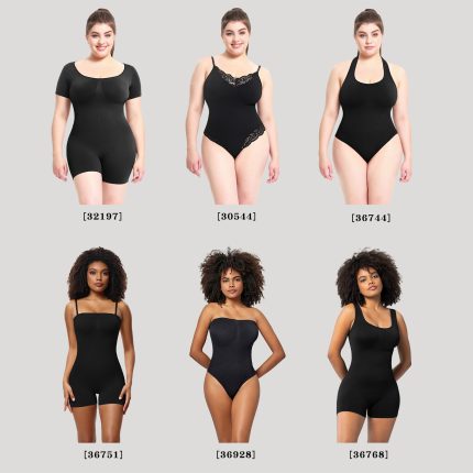 Custom Women's Bustier Shapewear Bodysuit - Full Body Slimming & Toning