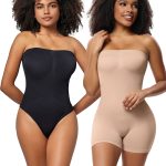 Custom Women's Bustier Shapewear Bodysuit - Full Body Slimming & Toning