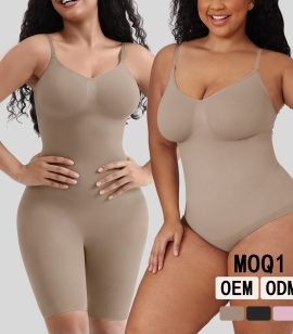 Women's High-Waist Shapewear Bodysuit - Tummy Control & Butt Lift with Open-Crotch