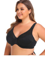 Plus-Size Everyday Bra with Thin Lace Cups