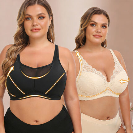 Plus-Size Wireless Sports Bra