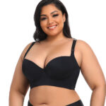 Plus-Size Vest-Style Shaping Bra