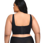 Plus-Size Vest-Style Shaping Bra